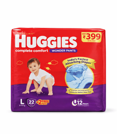 Huggies Wonder Pants Diaper L 24s (9-14Kg)