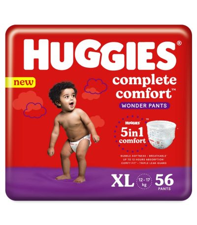 Huggies Wonder Pants Diaper XL 56s (12-17Kg)