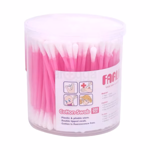 Farlin Plastic Steam Cotton Buds 100 Swab BF-113