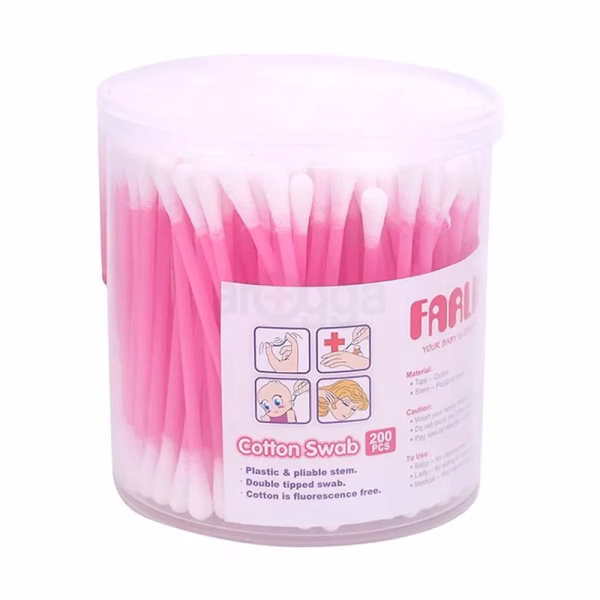 Farlin Plastic Steam Cotton Buds 100 Swab BF-113