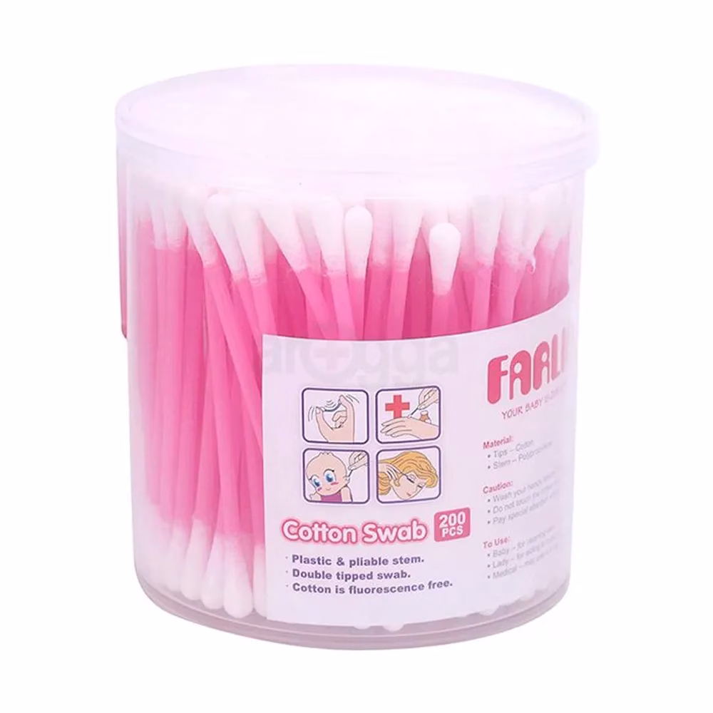 Farlin Plastic Steam Cotton Buds 100 Swab BF-113