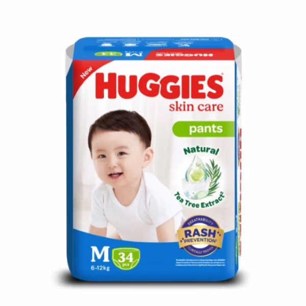 Huggies SKINCARE-M-ECO-34SX