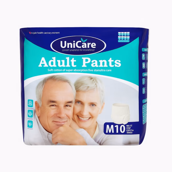 Unicare Adult Pant Diaper M - 10 Pcs Pack