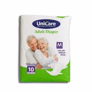 Unicare Adult Diaper (Belt) M - 10 Pcs Pack