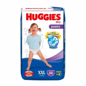 Huggies Dry XXL Pant Diaper 15-25Kg - 34 Pcs (Malaysia)