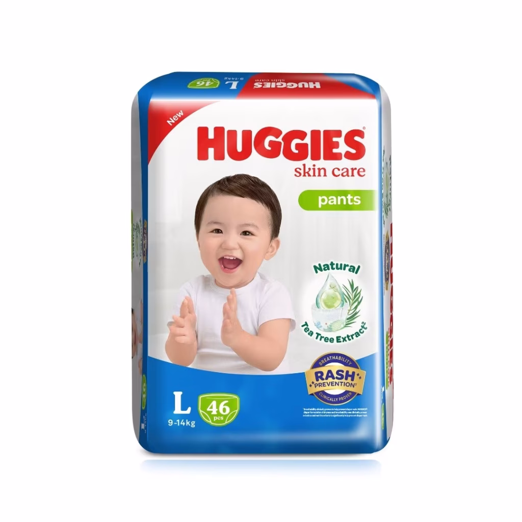 Huggies Skincare Pants L 46 Pcs (9-14Kg)