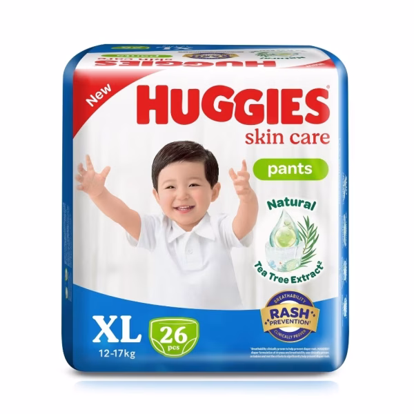 Huggies Skincare Pants XL 26 Pcs (12-17kg)