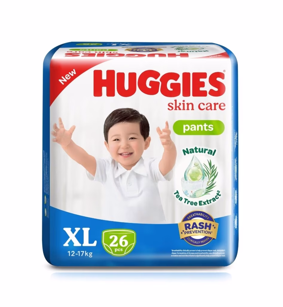 Huggies Skincare Pants XL 26 Pcs (12-17kg)