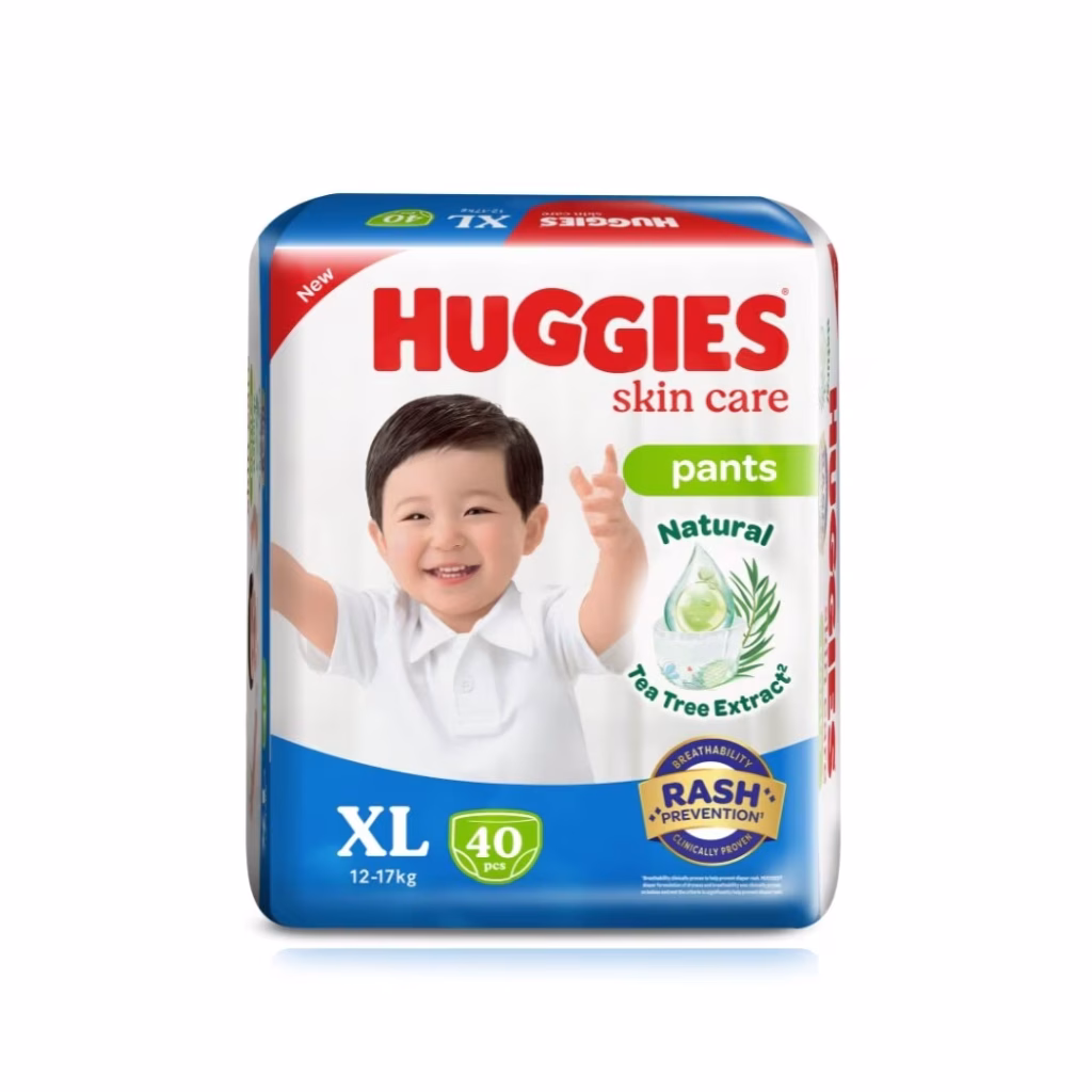 Huggies Skincare pants XL 40 Pcs (12-17kg)