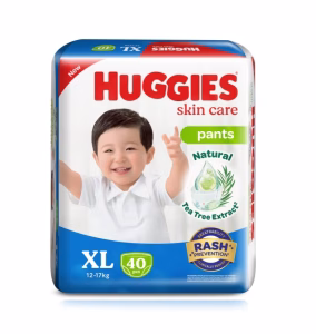 Huggies Skincare pants XL 40 Pcs (12-17kg)