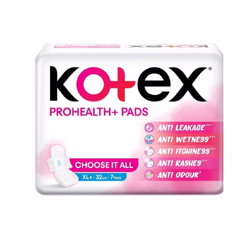 Kotex Prohealth+Pads XL +32 CM 7 piece Napkin