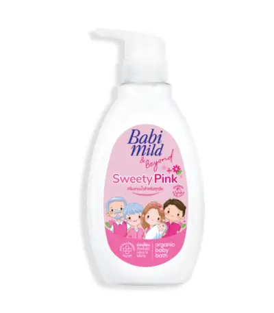Babi Mild Baby Bath Sweety Pink – 380ml