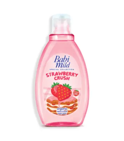 Babi Mild Baby Bath Strawberry – 180ml