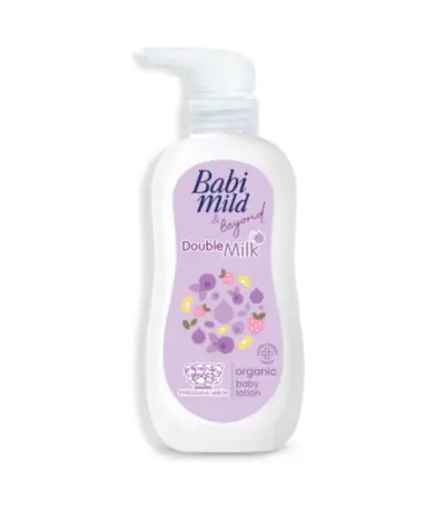 Babi Mild Baby Lotion Double Milk 350ml